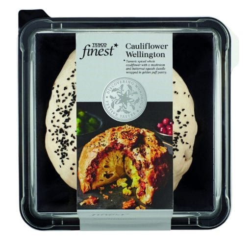 Tesco Reveals Mouth-Watering 2018 Vegan Christmas Selection, Including Cauliflower Wellington and Stuffed Butternut Squash