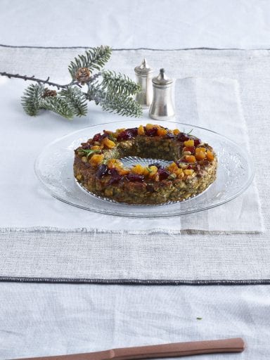 Co-op reveals exciting vegan Christmas range including pomegranate-glazed stuffing wreath