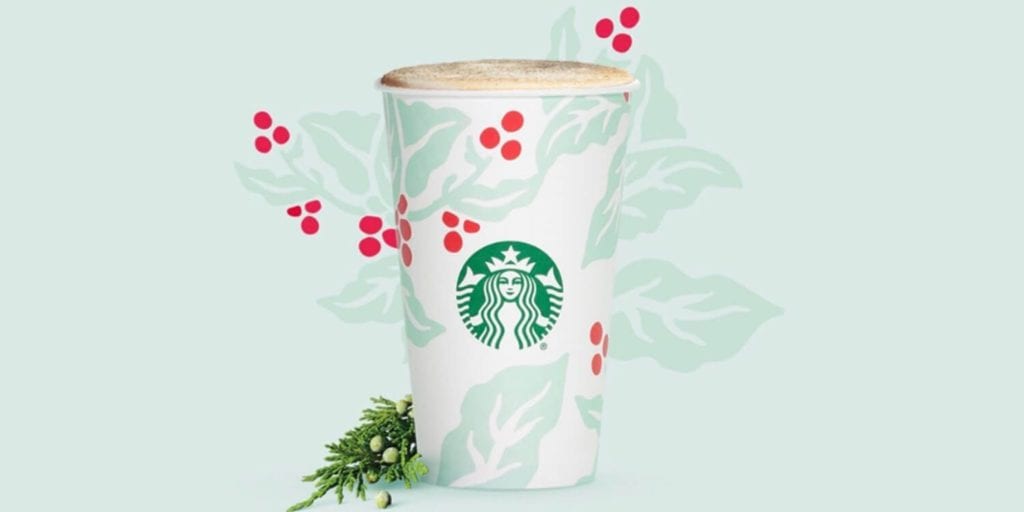 Starbucks Launches Super-Christmassy Juniper Latte - And It Can Be Vegan