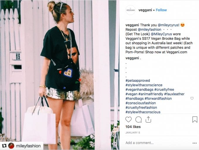 5 times Miley Cyrus showed the world that vegan fashion is fabulous