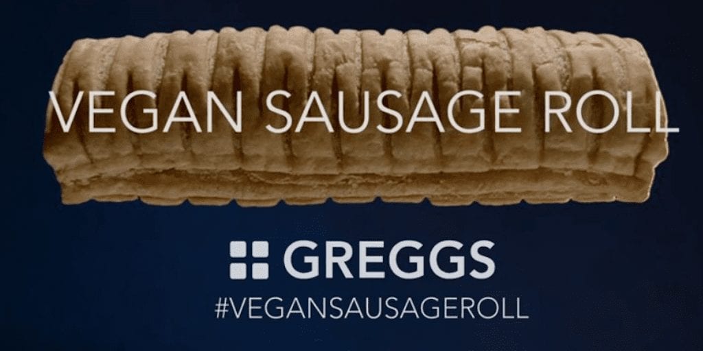 Vegan sausage rolls by Greggs