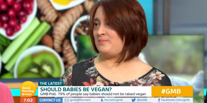 Vegan mother gives inspiring interview after poll finds 79% think babies shouldn’t be vegan