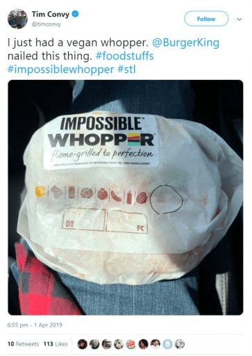 Even Burger King fanatics can’t tell the ‘Impossible Whopper’ from the meat version as customers give rave reviews