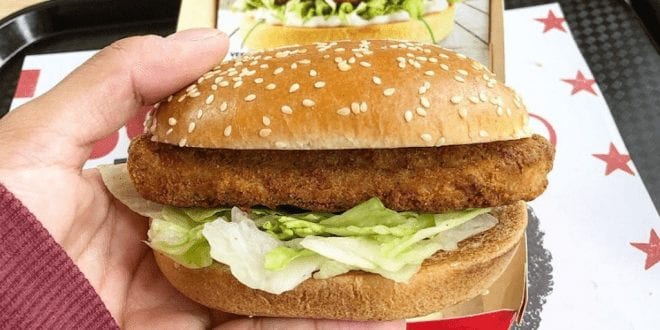 KFC vegan burger
