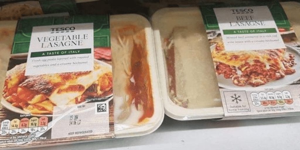 Outrage as Tesco shopper ‘swaps labels on meat and vegetarian meals’_TotallyVeganBuzz
