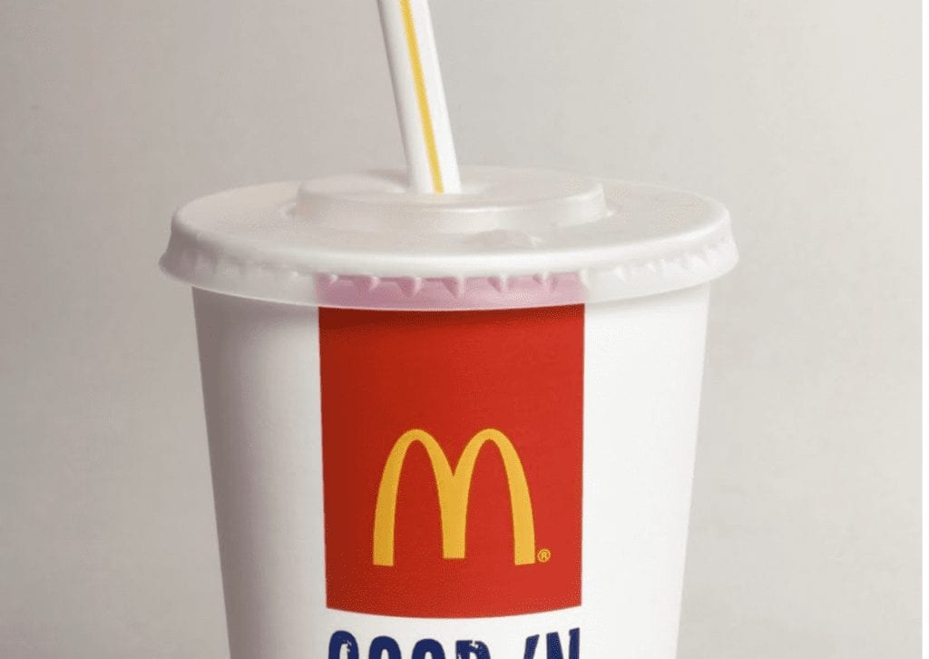 McDonald's Is Testing New Cups That Don't Need Plastic Straws