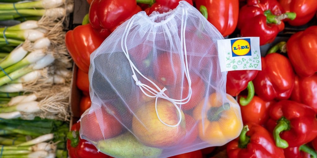 Lidl launches reusable fruit and veg bags