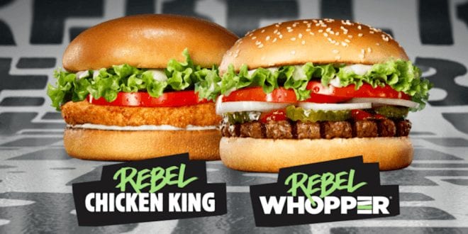 NEW plant-based Rebel Whopper released by Burger King in Brazil