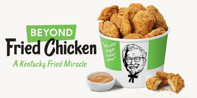 KFC Partners With Beyond Meat to Serve Vegan Fried Chicken
