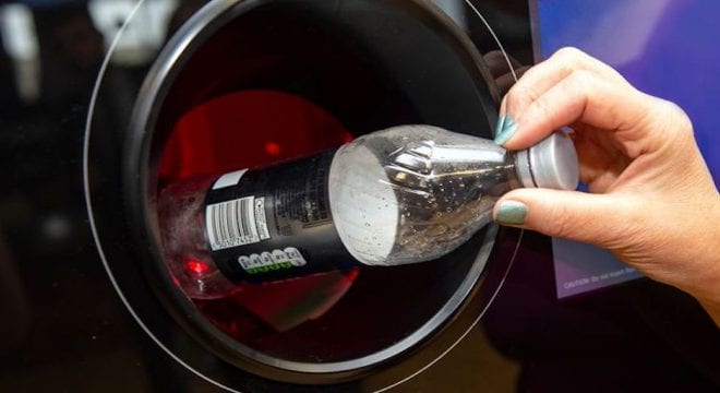 vending machine in scotland to encourage plastic recycling