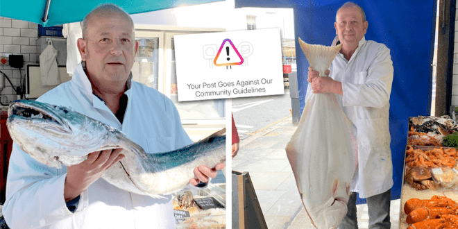 Fishmonger furious after Instagram posts of dead fish flagged as ‘disturbing material'
