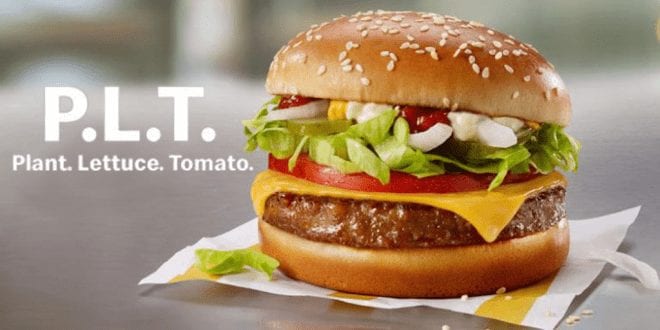 McDonald's launches vegan Beyond Meat burgers
