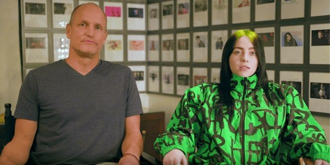 Billie Eilish and Woody Harrelson say everyone should go vegan to save the climate