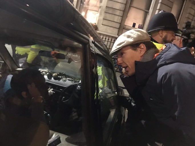 Benedict Cumberbatch joins Extinction Rebellion protests in London