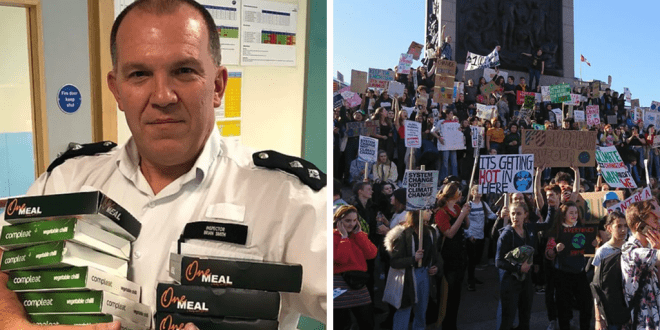 London police order hundreds of vegan meals for arrested Extinction Rebellion protesters