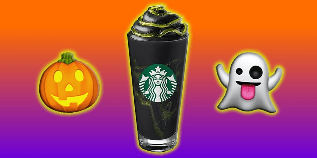 Starbucks launches vegan black whipped cream phantom frappuccinos for Halloween