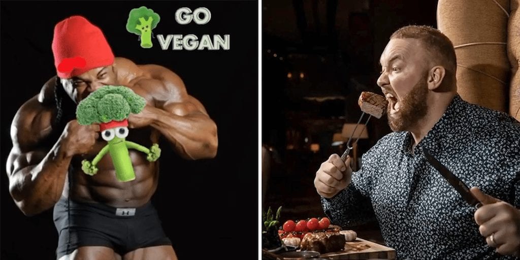 Top bodybuilder Kai Greene urges the World's Strongest Man to be vegan
