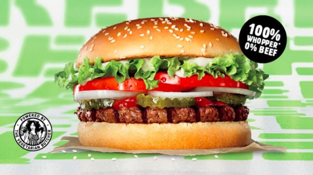 Burger King releases plant-based Rebel Whopper in Ireland
