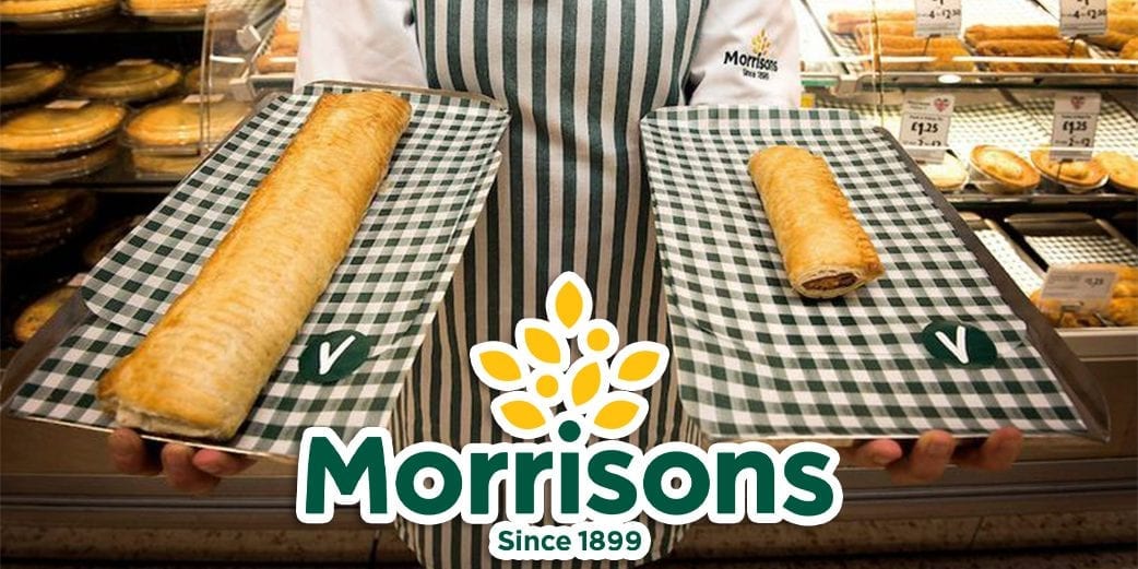 Morrisons to sell foot-long vegan sausage roll for £1