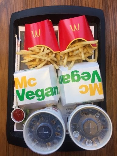 PETAUK launches campaign for a McVegan Burger from McDonald’s