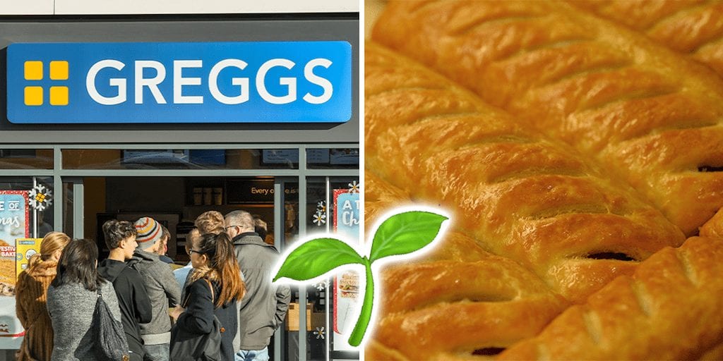 Greggs to unveil new vegan menu in January 2020