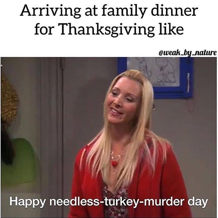 Happy needless turkey murder day