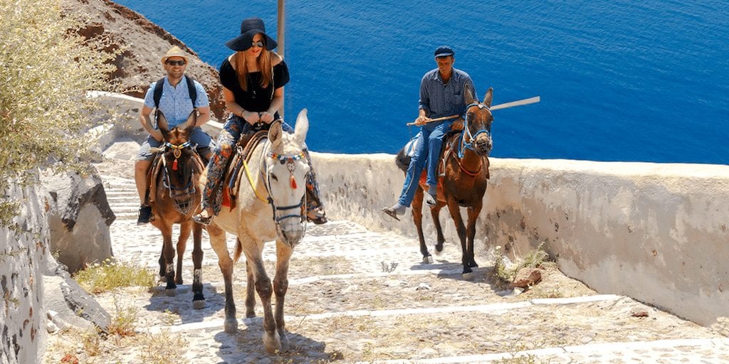 Heavy tourists who ride donkeys in Greece can be fined £25,000 under new laws