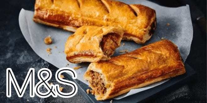 M&S to sell hot plant-based sausage rolls in UK outlets