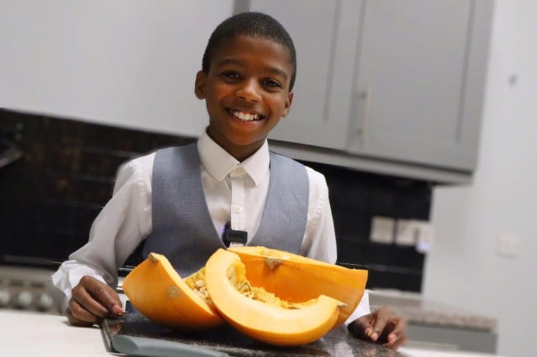 Vegan chef, 11, bullied at school after opening Caribbean restaurant