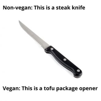 The tofu package opener