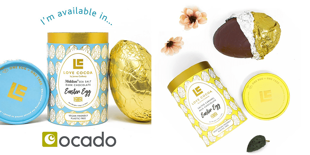 Love Cocoa launches its first vegan 'luxury’ Easter egg in Ocado