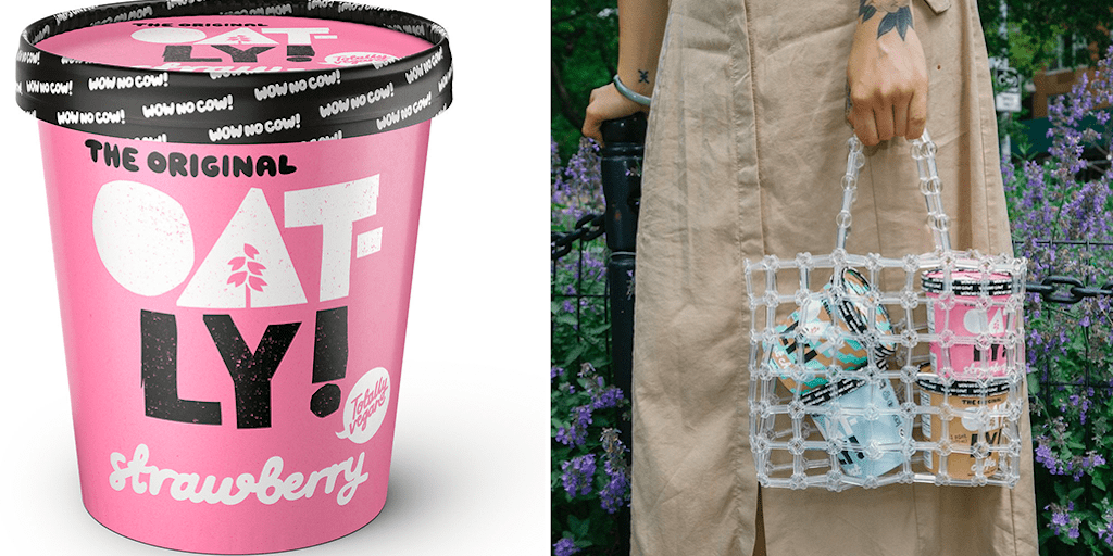 Oatly just launched its vegan strawberry ice cream at Tesco