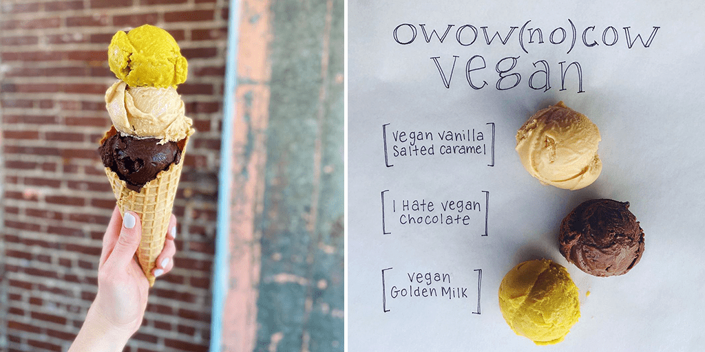 Owowcow launches 3 vegan ice cream flavors and milkshakes