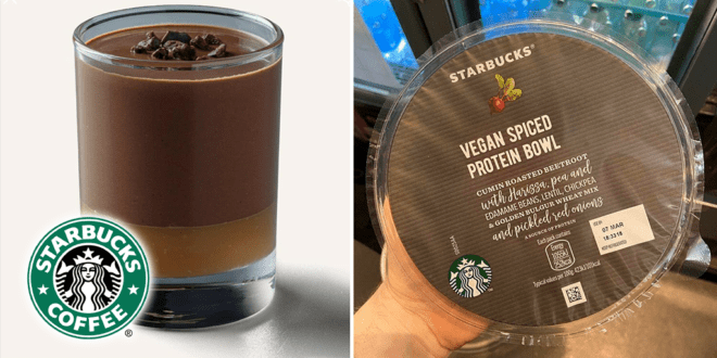 Starbucks UK launches vegan Caramel Chocolate Pots and Protein Bowls