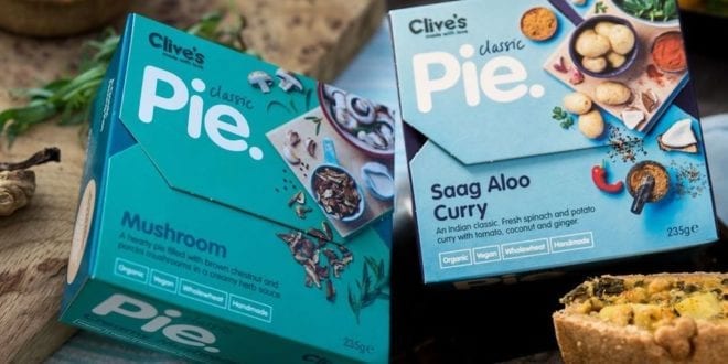 British vegetarian pie maker is now 100% vegan