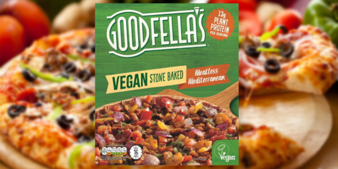 Goodfella’s expands vegan range with new 'Meatless Mediterranean' pizza