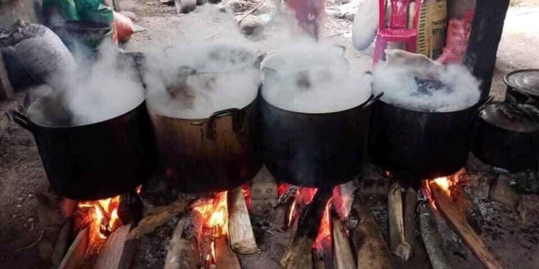 Graphic footage show black cats being boiled and ground into paste to make COVID-19 remedy