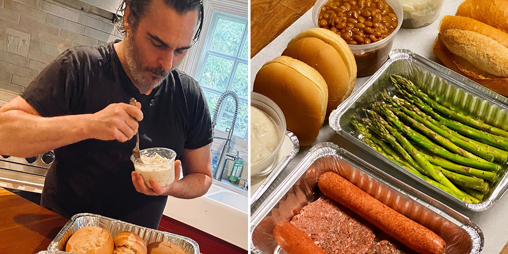 Joaquin Phoenix orders cook-at-home meal kit to support vegan eatery during lockdown