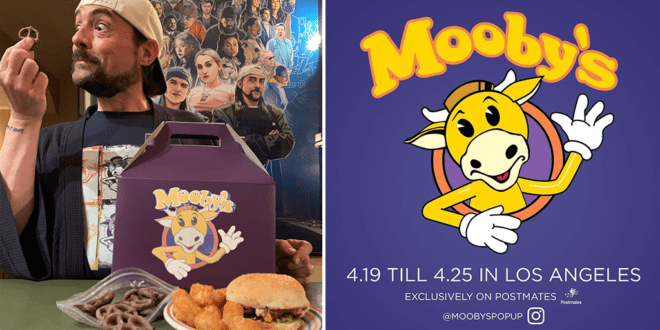 Kevin Smith launches real-life vegan Mooby's to raise funds for coronavirus charity