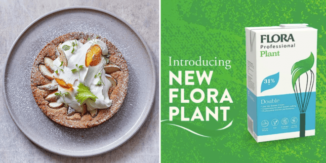 Margarine maker Flora launches vegan heavy cream made from fava beans