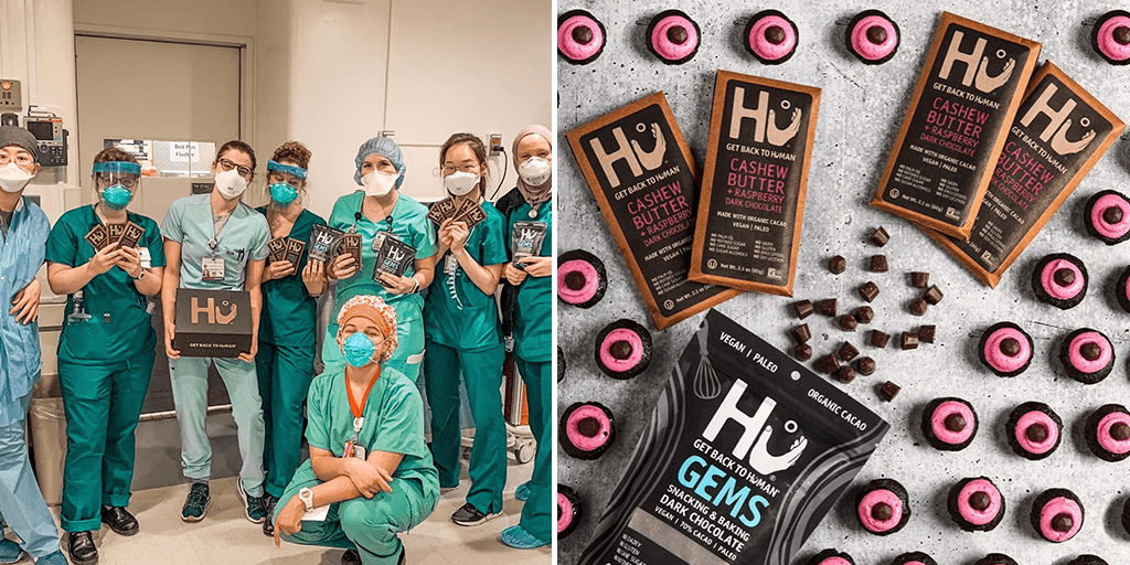 Vegan brand donates 17,000 boxes of chocolate to 100 US hospitals