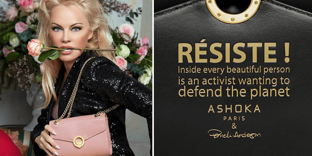 Pamela Anderson just launched a vegan bag collection