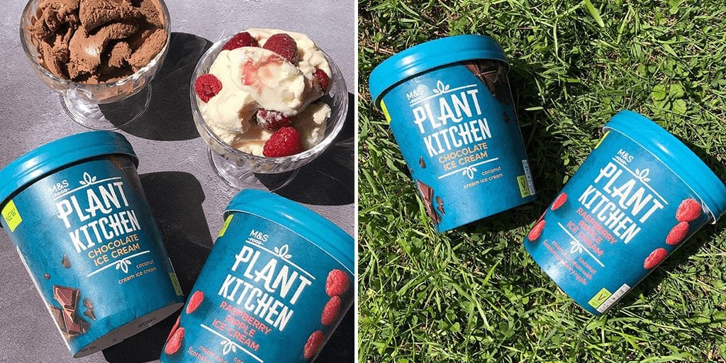 M&S just launched 2 new vegan ice-cream flavors in its plant kitchen range