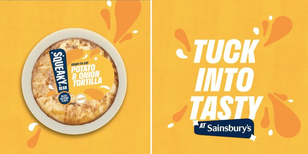 Squeaky Bean just launched UK’s first mainstream Spanish inspired vegan tortilla at Sainsbury's