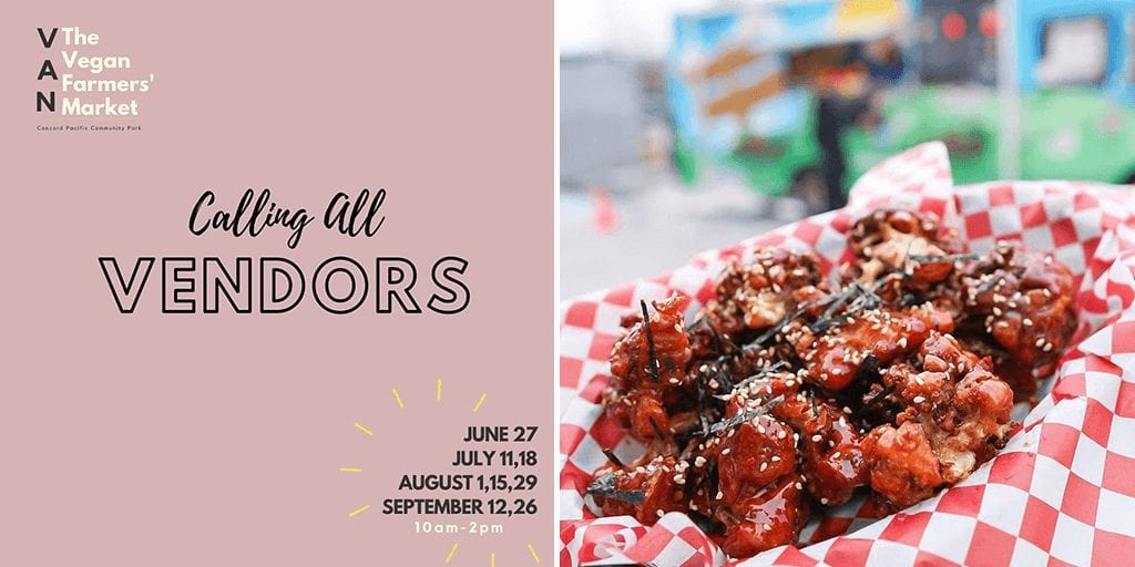 Vancouver to host an all vegan outdoor market this summer