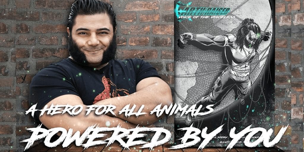 Vegan strongman Patrik Baboumian to release comic book on animal rights