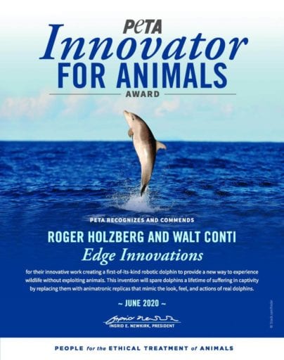 ‘Visionary designers’ create life-like Robotic Dolphin that can replace animals in cruel marine parks