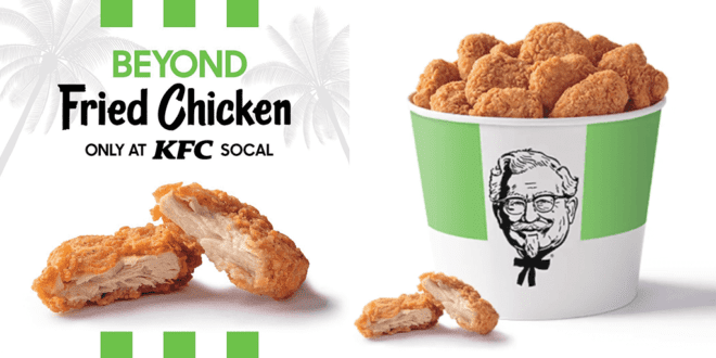 KFC is launching Beyond Meat's vegan fried chicken in California