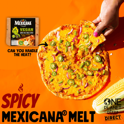 One Planet Pizza launches the first ever fiery Mexicana Vegan frozen pizza