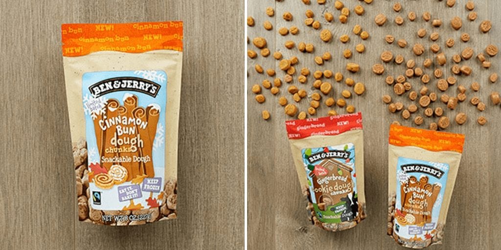 Ben & Jerry’s just launched ‘Cinn-fully delicious’ vegan cinnamon bun cookie dough bites
